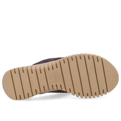 Chinelo Plataforma Couro