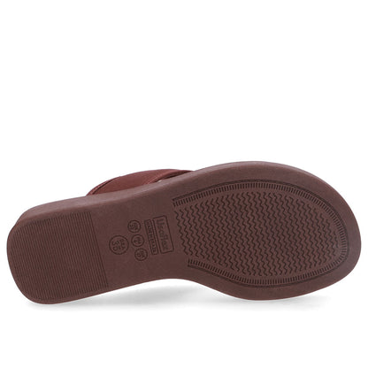 Chinelo Salto Plataforma Tecido
