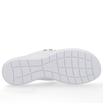 Chinelo Plataforma Couro