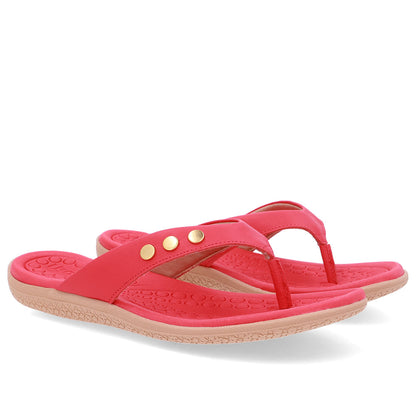 Chinelo Rasteiro Couro