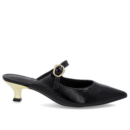 Mule Verniz Croco Salto Kitten Tira