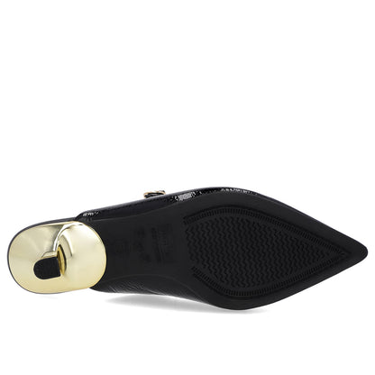 Mule Verniz Croco Salto Kitten Tira
