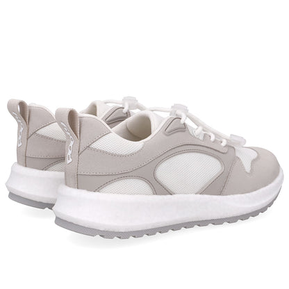 Tênis Poofy Tecido Off White Cadarço Elástico