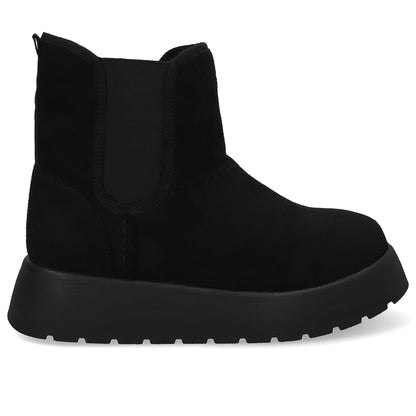 Bota Poofy Tecido Forrada