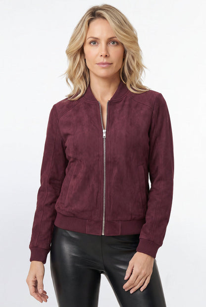 Jaqueta feminina suede 61465