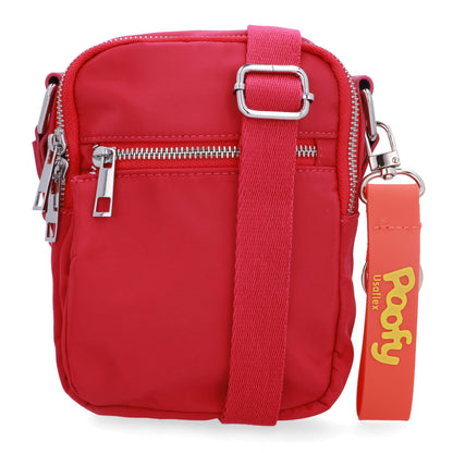 Bolsa Tiracolo Poofy Nylon Zíper