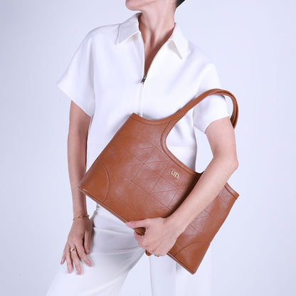 Bolsa Shopper Couro Matelassê