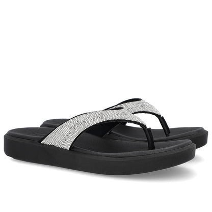 Chinelo Plataforma Couro Brilho