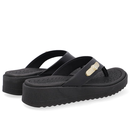 Chinelo Salto Baixo Couro