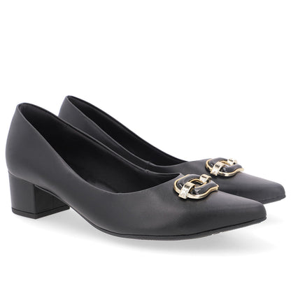 Scarpin Couro Bico Fino