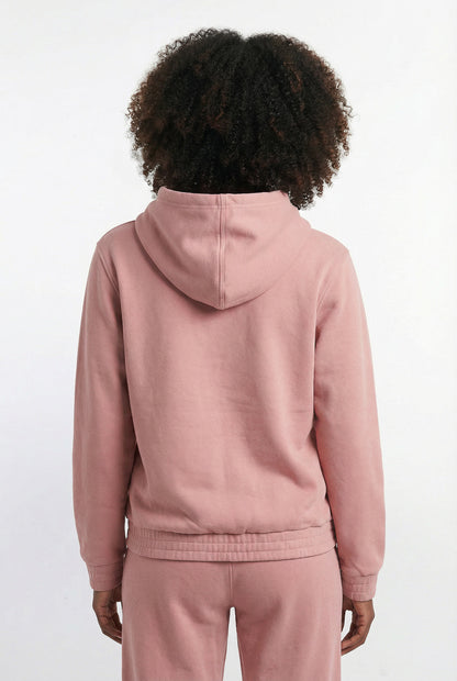 Jaqueta feminina moletom com capuz 61377
